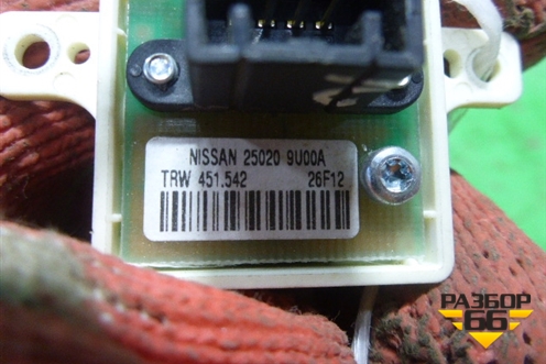 Индикатор ремней безопасности (250209U00A) для Nissan Note (Е11) с 2005-2013г (Нот)