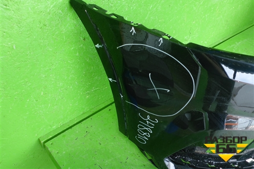 Бампер передний (без юбки после 2014г под омыватели) (8U0807437AD) для Audi Q3 с 2011-2018г (Ку 3)