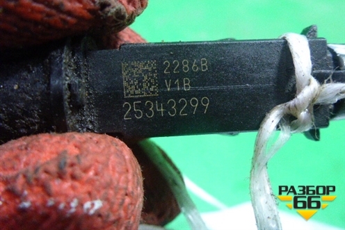 Форсунка инжекторная электрическая (1.6л Z16XEP) (25343299) для Opel Astra H с 2004-2015г (Астра Аш)