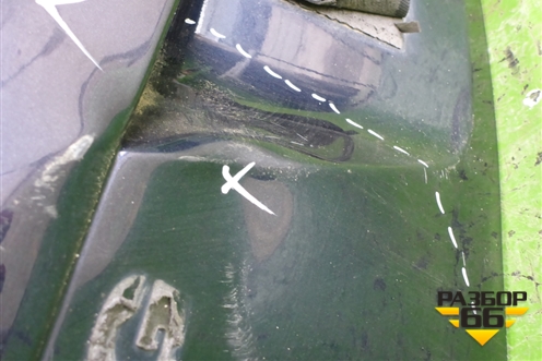 Дверь багажника без стекла (7P6827159B) для Volkswagen Touareg с 2010-2018г (Туарег)