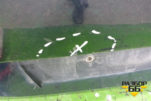 Дверь багажника без стекла (7P6827159B) для Volkswagen Touareg с 2010-2018г (Туарег)