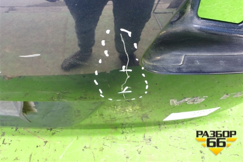 Дверь багажника без стекла (7P6827159B) для Volkswagen Touareg с 2010-2018г (Туарег)