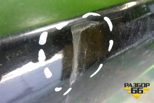 Бампер задний (верхняя часть после 2012г под парктроник) (866112P500) для Kia Sorento II с 2009-2021г (Соренто 2)