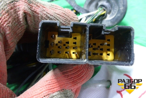 Проводка двери передней правой (3-х дверный кузов) (4M5T14A584) для Ford Focus 2 с 2005-2008г (Фокус)