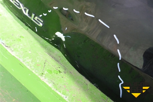 Дверь багажника без стекла (6700548720) для Lexus RX 350 c 2015г (РХ)