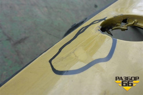 Бампер задний (до 2014г под парктроник) (7P5807421) для Porsche Cayenne с 2010-2017г (Каен)