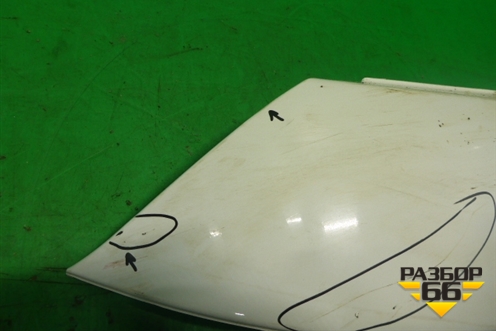 Накладка заднего бампера левая (AMG) (A1668856225) для Mercedes Benz ML-Klass W166 c 2011г (МЛ)