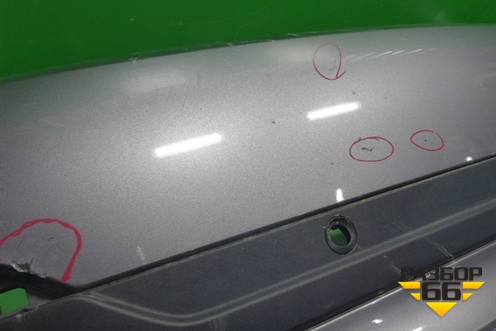 Бампер задний (под парктроник) (51127319876) для BMW X6 F16 с 2014г (Х6 Ф16)