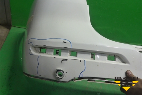 Бампер задний (после 2014г под парктроник) (A1668850325) для Mercedes Benz ML-Klass W166 c 2011г (МЛ)