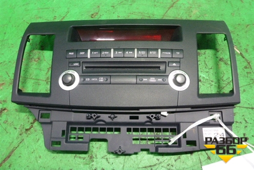 Магнитола (панель управления новая) (8002A378XA) для Mitsubishi Lancer-X с 2007г (Лансер)