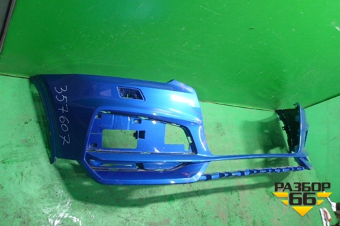 Бампер передний (после 2014г S-Line под омыватели) (8U0807437AS) для Audi Q3 с 2011-2018г (Ку 3)