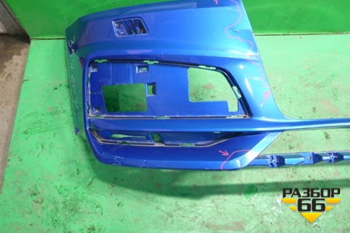 Бампер передний (после 2014г S-Line под омыватели) (8U0807437AS) для Audi Q3 с 2011-2018г (Ку 3)