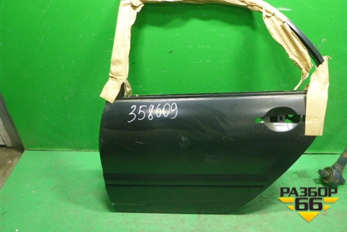 Дверь задняя левая (новая седан с отверстиями под молдинг) для Mitsubishi Lancer-9  с 2003-2008г (Лансер)