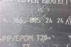 Накладка заднего бампера (крышка буксировочного крюка) (A1668852424) для Mercedes Benz GL-Klass X166 с 2012г (ГЛ)