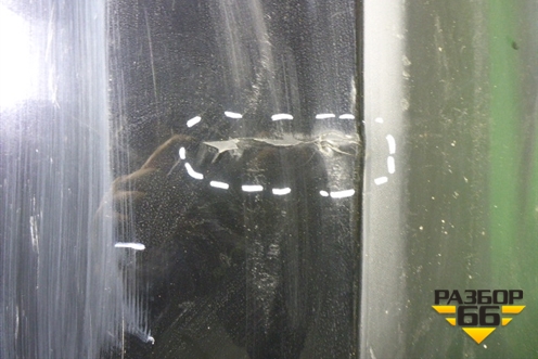 Бампер задний (после 2012г до 2017г) (6410B860ZZ) для Mitsubishi ASX с 2010г (АСХ)