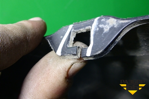 Бампер задний нижняя часть (под парктроник) (850B25BF1A) для Nissan Murano (Z52) с 2016г (Мурано)