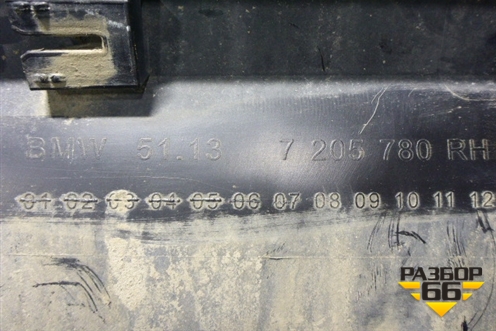 Накладка двери передней правой (51137205780) для BMW X3 F25 с 2010-2017г (Х3 Ф25)