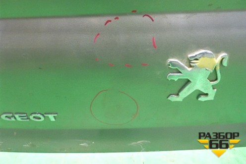 Крышка багажника для Peugeot 407 с 2004г