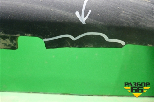 Бампер задний для Peugeot 3008 с 2010-2016г