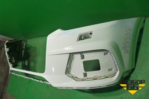 Бампер передний (после 2014г под омыватель) (8U0807437AD) для Audi Q3 с 2011-2018г (Ку 3)