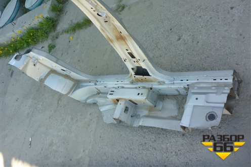 Порог со стойкой правый (с передней стойкой) для Opel Meriva с 2010г (Мерива)