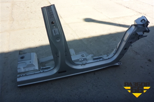 Порог со стойкой правый (с передней стойкой) для Opel Meriva с 2010г (Мерива)