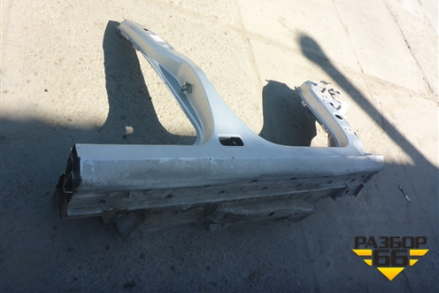 Порог со стойкой правый (с передней стойкой) для Opel Meriva с 2010г (Мерива)