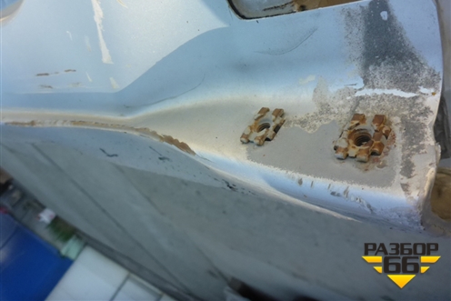 Порог со стойкой правый (с передней стойкой) для Opel Meriva с 2010г (Мерива)