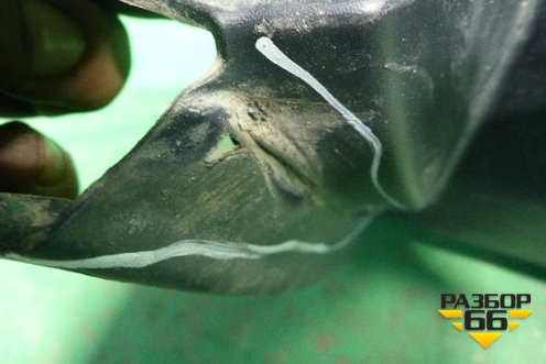 Накладка на порог наружная левая (FK7210155A) для Land Rover Discovery Sport с 2014г (Дискавери Спорт)