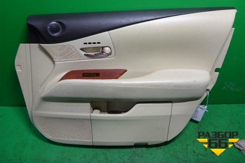 Обшивка двери передней правой под электрику (бежевая) для Lexus RX 300 c 2009-2015г (РХ)