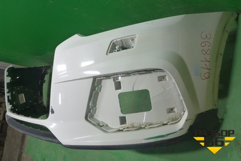 Бампер передний (после 2014г под омыватели) (8U0807437AE) для Audi Q3 с 2011-2018г (Ку 3)