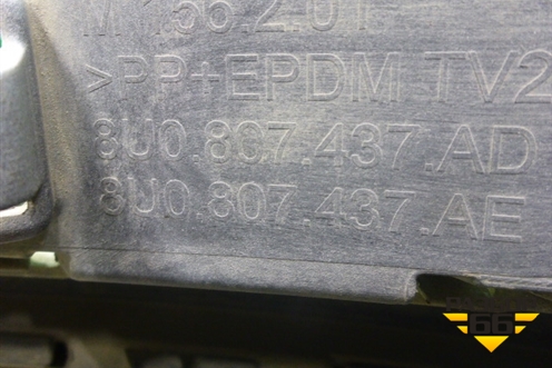 Бампер передний (после 2014г под омыватели) (8U0807437AE) для Audi Q3 с 2011-2018г (Ку 3)