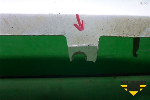 Бампер задний (5215926340) для Toyota Hi Ace с 2005г (Хайс)