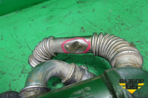 Радиатор системы EGR (1.3л JTD) (55197845) для Fiat Doblo с 2005-2015г (Добло)