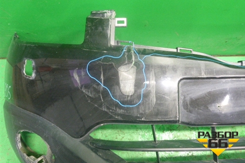 Бампер передний (после 2010г под омыватель) (62022BR10H) для Nissan Qashqai (J10E) с 2006-2013г (Кашкай)