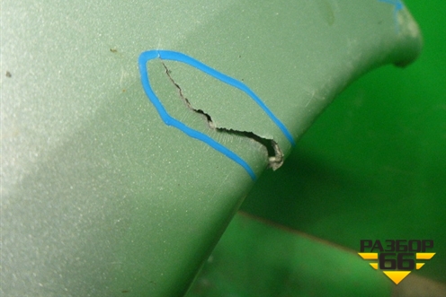 Бампер задний (после 2012г до 2017г) (6410B860ZZ) для Mitsubishi ASX с 2010г (АСХ)