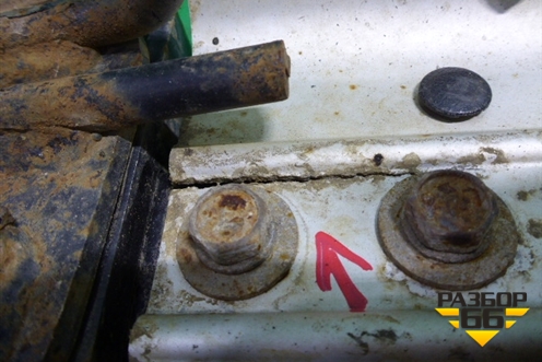 Подножка (задняя) для Mitsubishi L 200 c 2006-2015г (Л200)