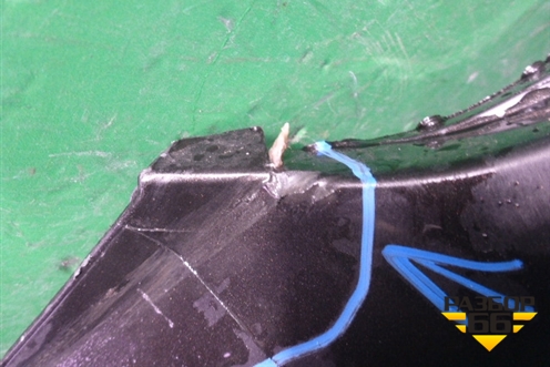 Накладка на порог наружная правая (877543N000) для Hyundai Equus с 2010г (Экус)