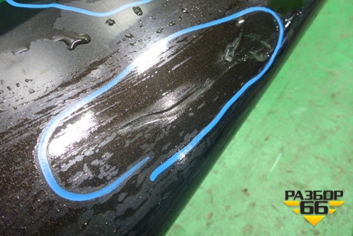 Накладка на порог наружная правая (877543N000) для Hyundai Equus с 2010г (Экус)