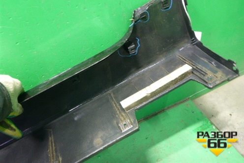 Накладка на порог наружная правая (877543N000) для Hyundai Equus с 2010г (Экус)