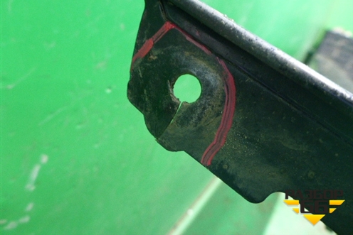 Накладка на порог наружная левая (877533N000) для Hyundai Equus с 2010г (Экус)