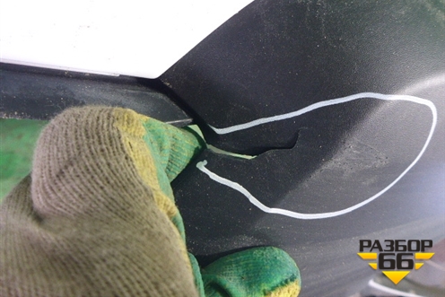 Бампер задний (DK6217F954AC) для Land Rover Range Rover Sport с 2013-2022г (Спорт)