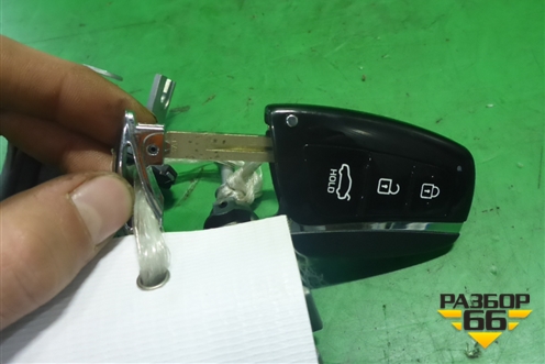 Ключ зажигания (2 вставки) для Hyundai Equus с 2010г (Экус)