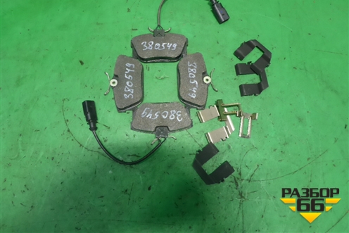 Колодки тормозные задние (новые) (7D0698451F) для Volkswagen Sharan с 2004-2010г (Шаран)