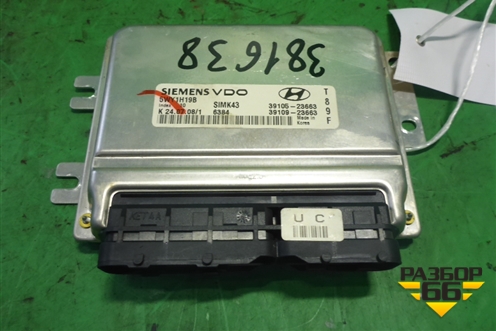 Блок управления двигателем ( 1.8л G4GB АКПП) (3910523663) для Hyundai Matrix с 2001-2010г (Матрикс)