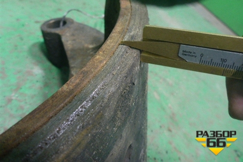 Колодка барабанного тормоза (задняя) для Scania 5 R Series с 2004-2016г