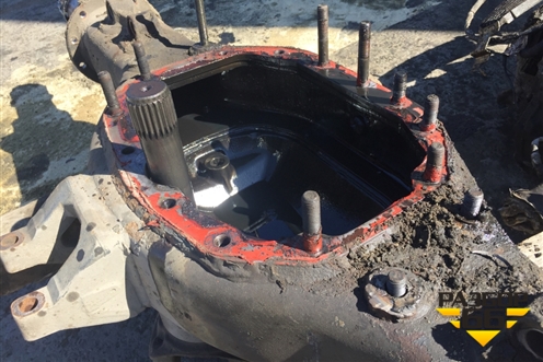 Корпус заднего моста  (RBP835 барабанные проходной редуктор самосвал) для Scania 5 R Series с 2004-2016г