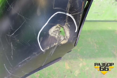 Бампер задний (под парктроник) (4F0807511D) для Audi A6 (C6) Allroad Quattro с 2006-2011г (А6)