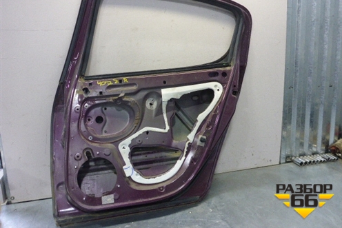 Дверь задняя правая (седан) для Peugeot 407 с 2004г
