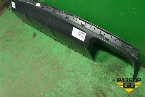 Юбка заднего бампера (4M0807521B) для Audi Q7 c 2015г (Ку 7)